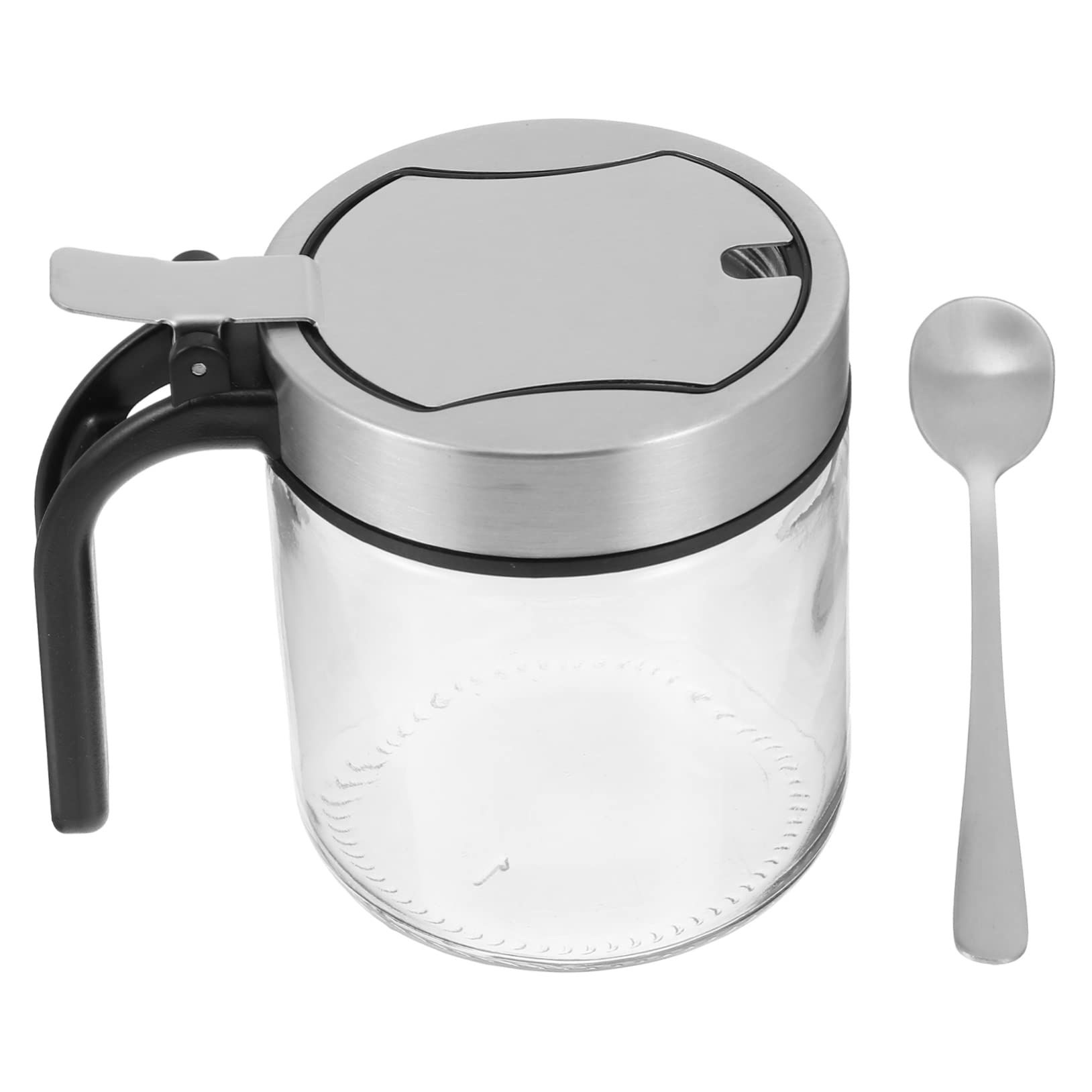 1 Pc Spice Jar Transparent Condiment Jar Glass Seasoning Container Kitchen — image 1