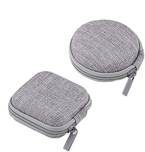 2 Pack Earphone Earbuds Headset Headphone Carrying Case Holder Mini Storage — image 1
