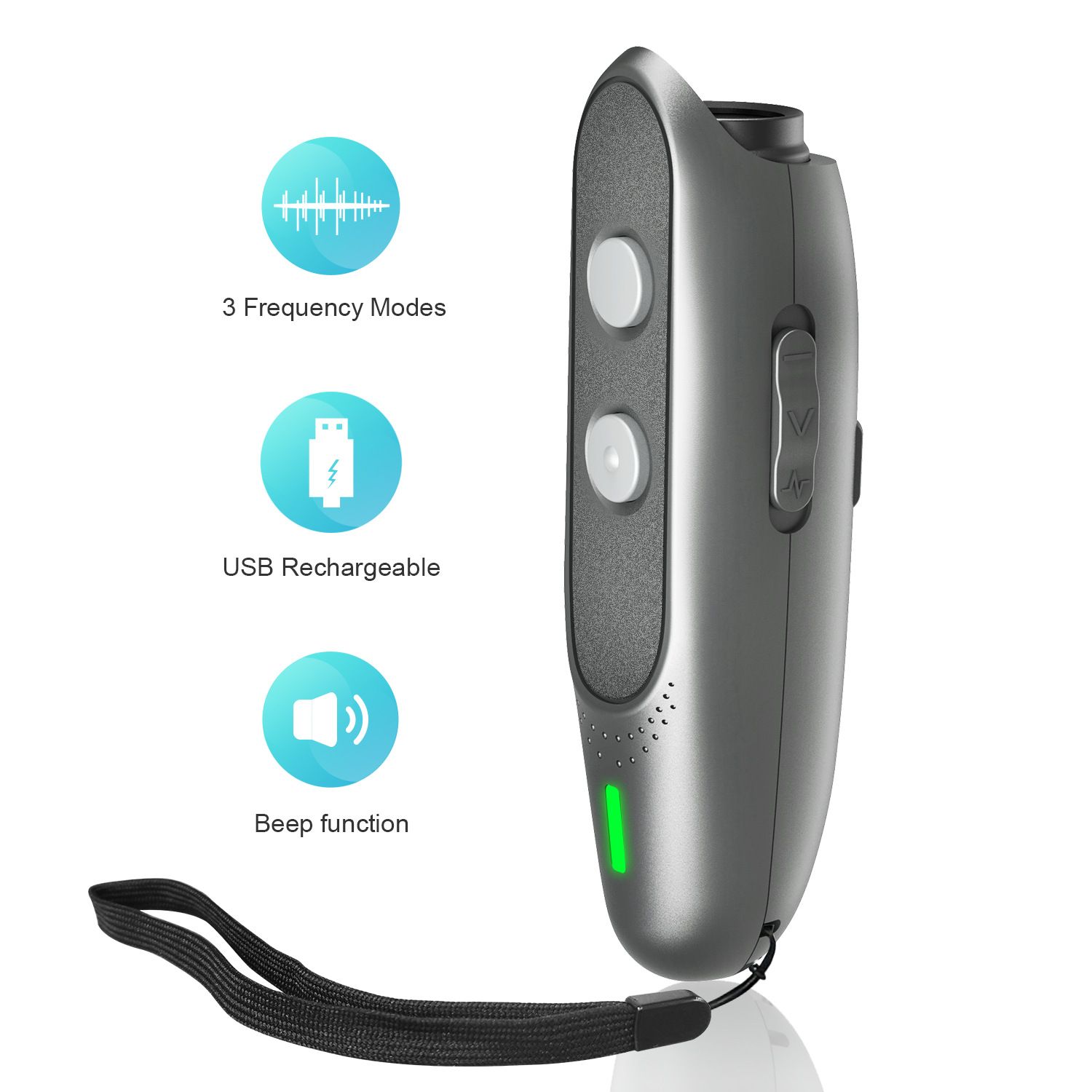 Dog Barking Deterrent Devices Rechargeable Ultrasonic Dog Bark Deterrent 3 view 2