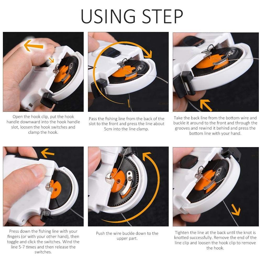 Fishing Knot Tying Tool, Automatic Fishing Hook Tyer, Line Tying Device view 4