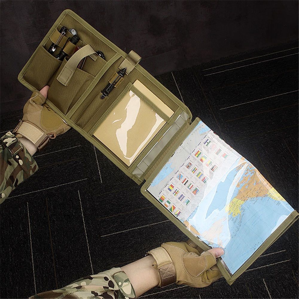 Pouch Map Case Holder Army Foldable Map Storage Pouch Multifunctional for view 2