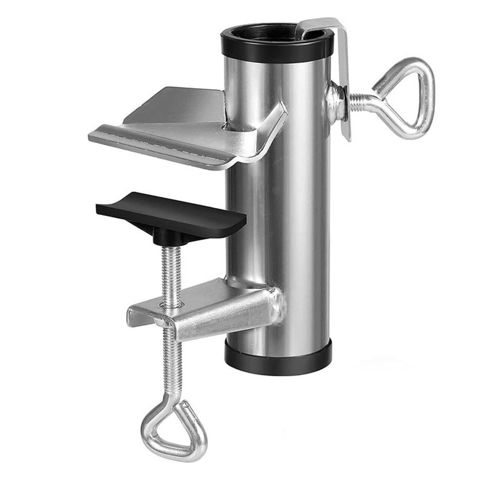 Patio Umbrella Holder Deck Umbrella Clamp Heavy Duty Steel Patio Umbrella — image 1