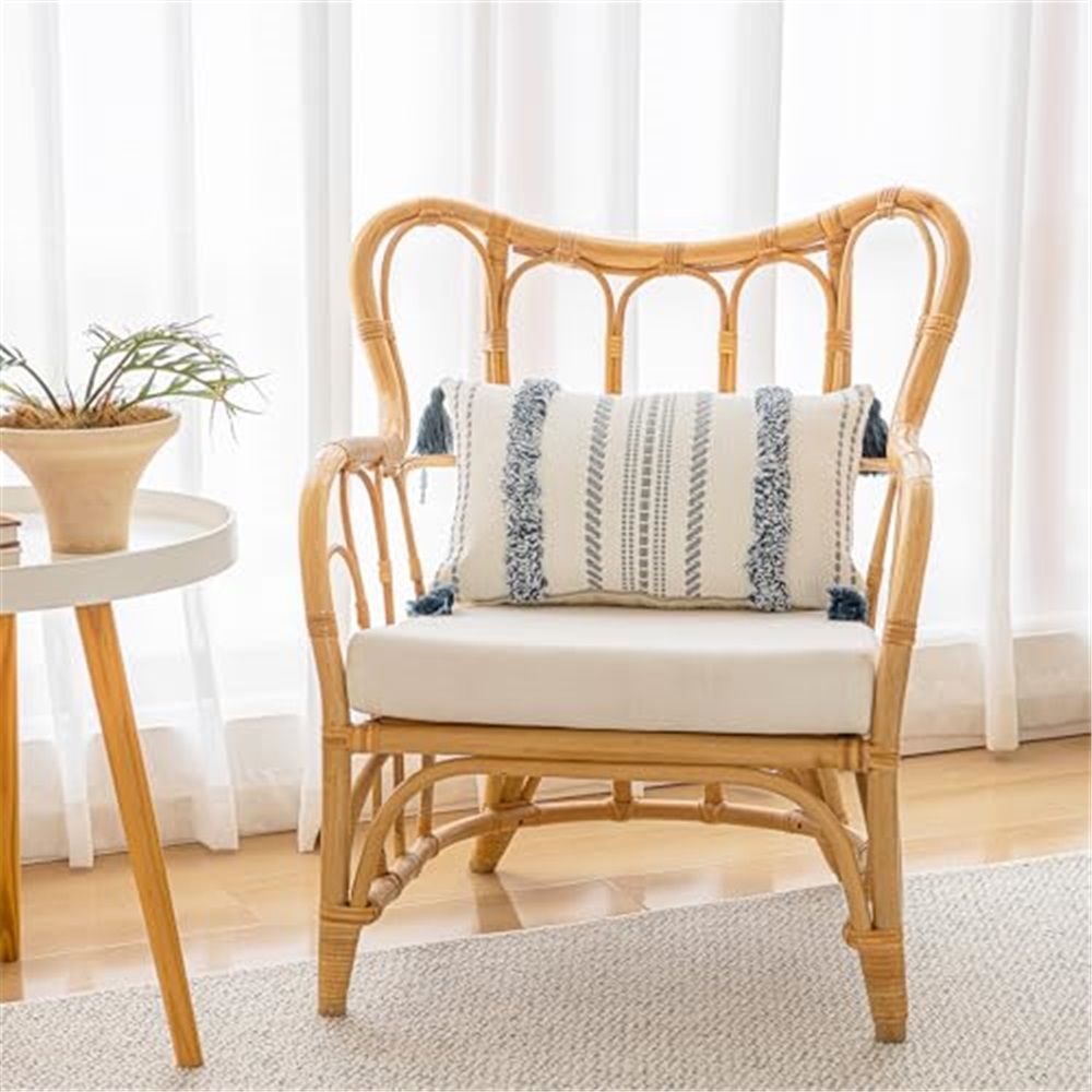 2 pack Throw Pillow Covers Tufted Decorative Pillows Cover for Couch Bed Small view 2