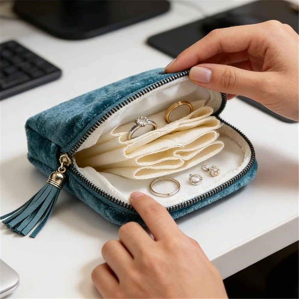 Small Travel Jewelry Case view 3
