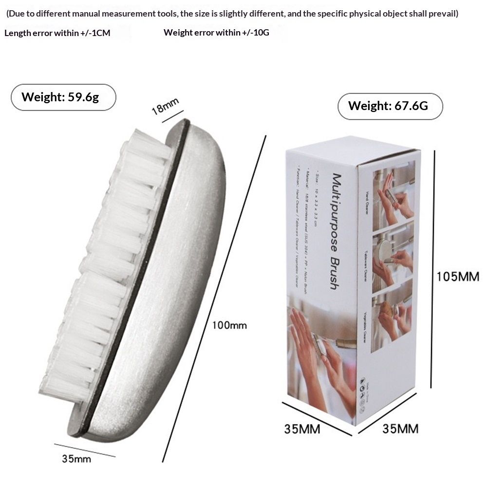 2pcs Vegetable and Fruit Cleaning Brush view 5