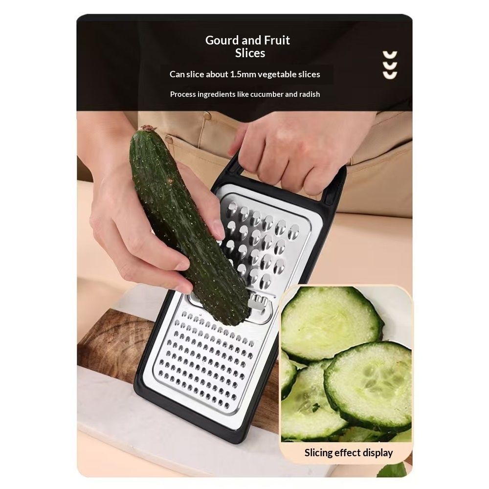 Multifunctional Multi-functional Stainless Steel Grater Vegetables and Cheese view 4