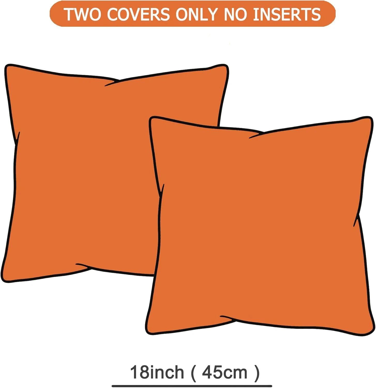 Throw Pillow Covers 18*18Set of 2 Fall Pillow Covers view 5