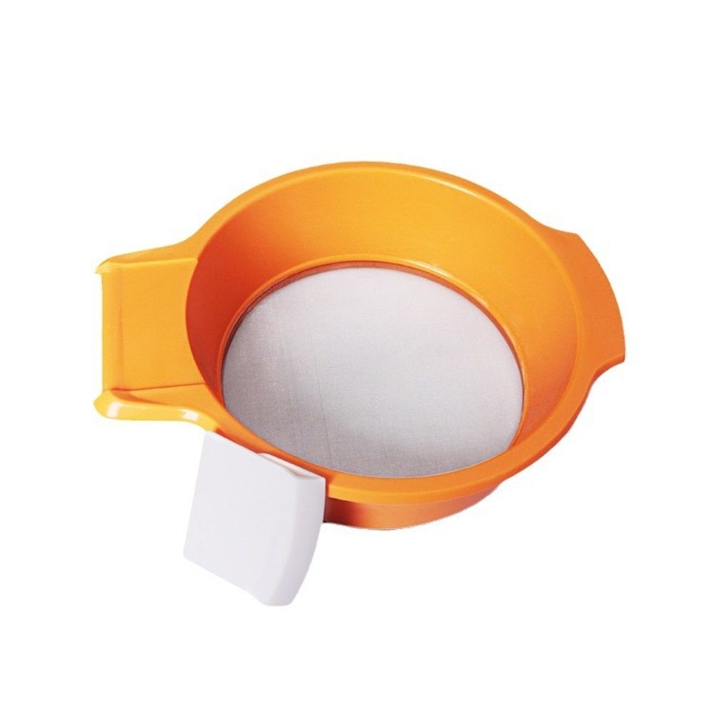 1pc Round Soil Sieve Fine Mesh Strainer for Baking and Gardening Stainless — image 1