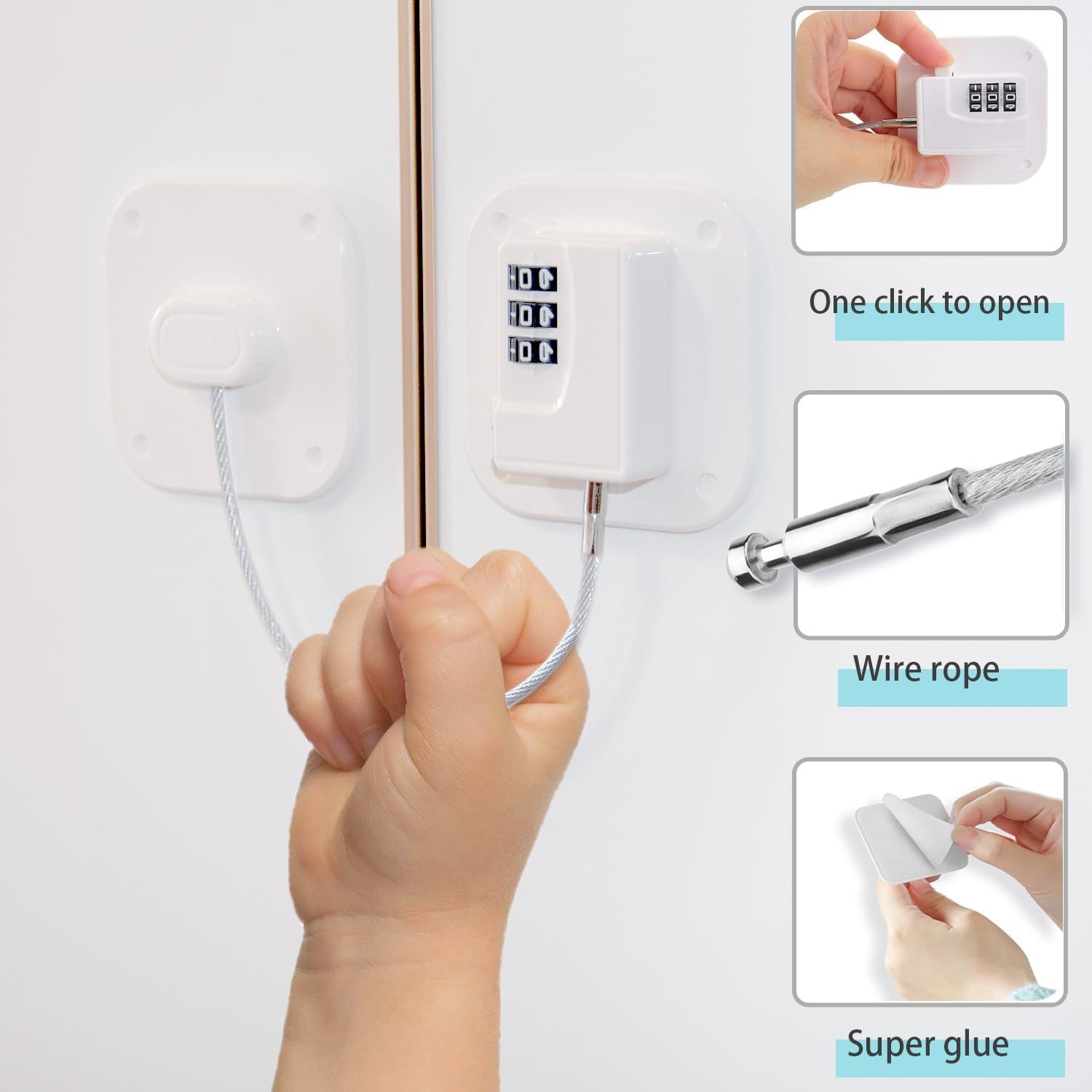 Refrigerator Lock (2 Pack) view 2