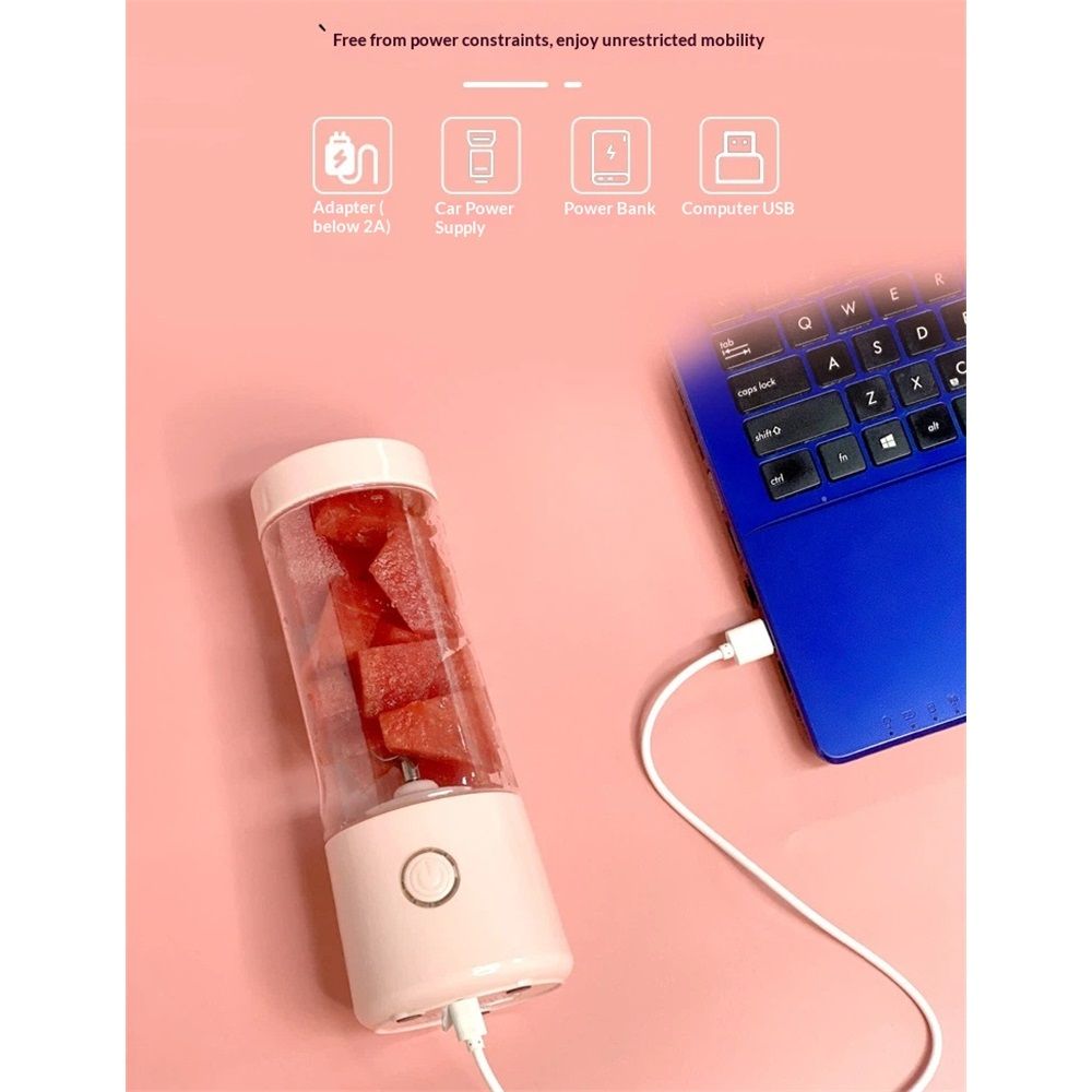 Portable Blender, USB Rechargeable Personal Size Blenders, Smoothie Blender view 2