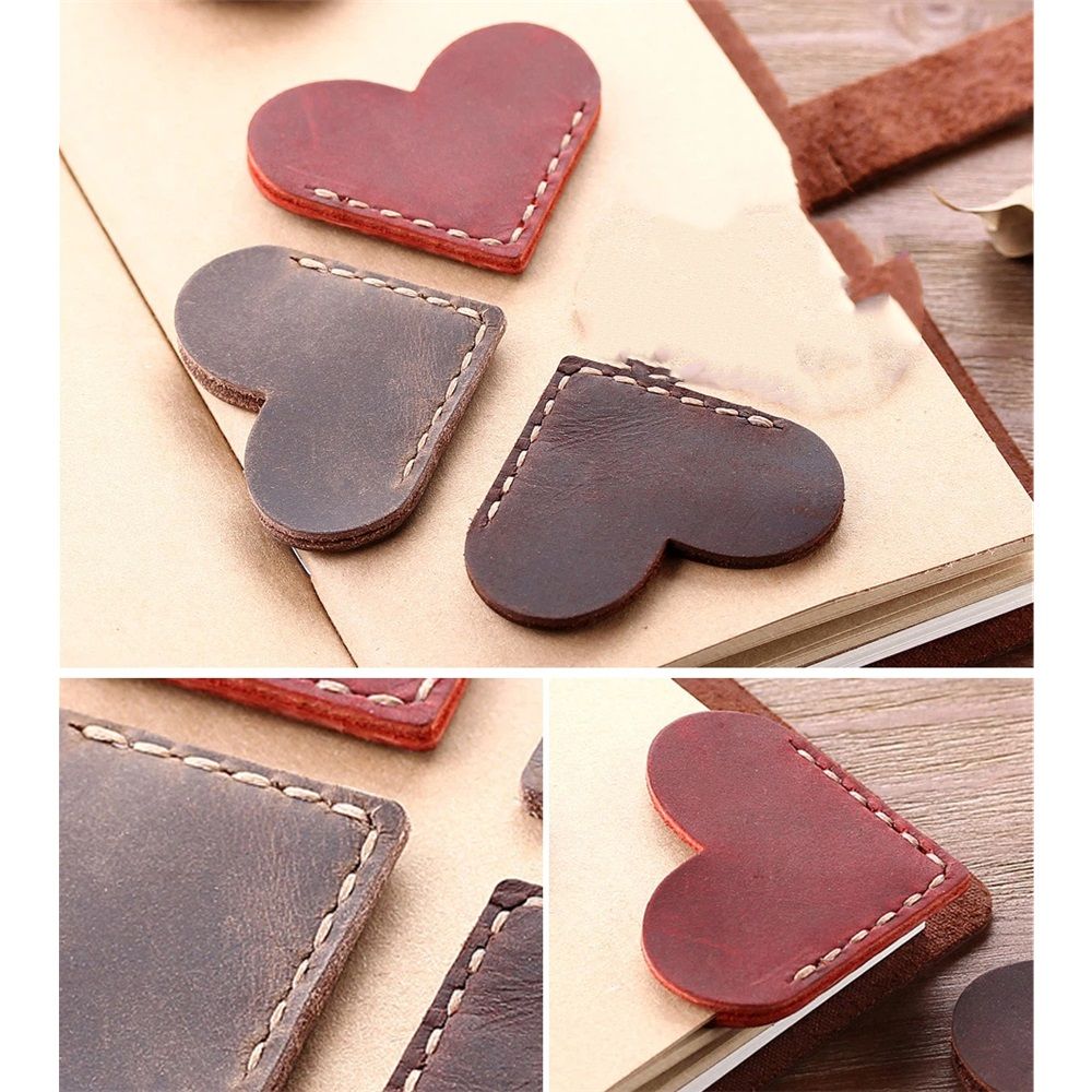 3 pack Personalized Leather Book Marks view 3