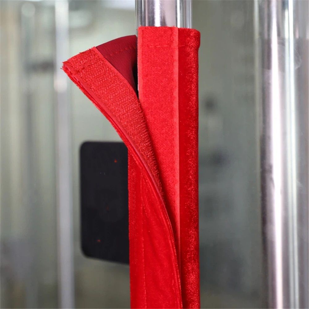 2 pairs Dark Red Refrigerator Door Handle Covers - Protector for Ovens view 2
