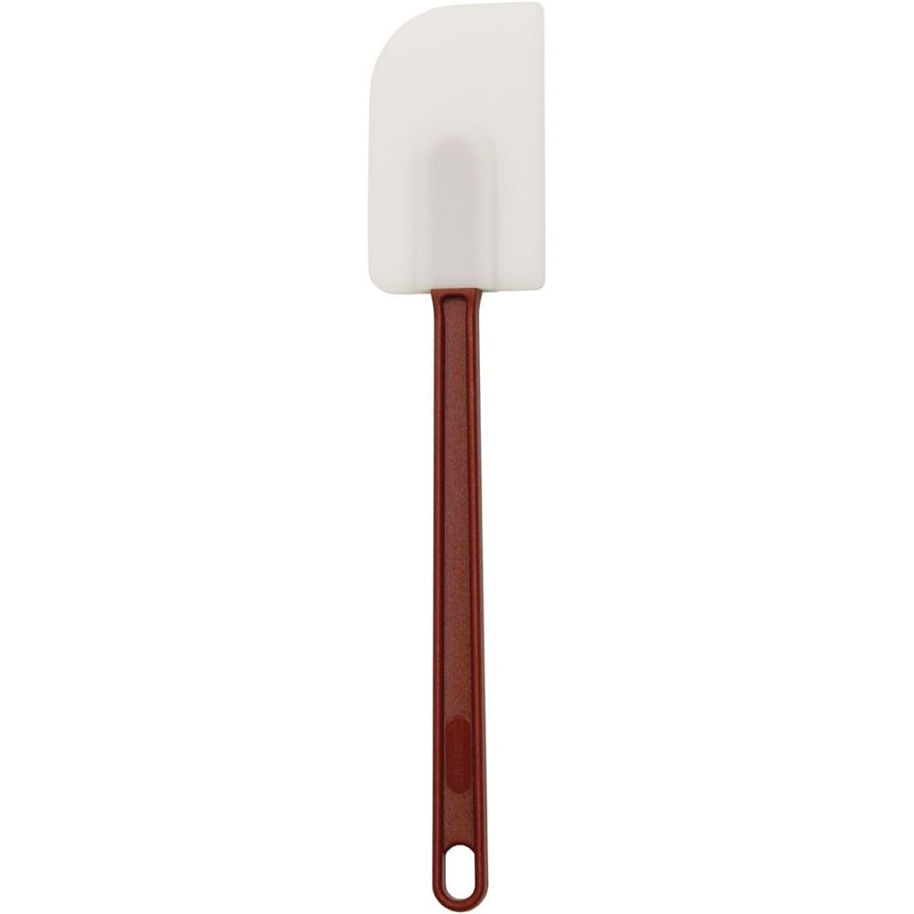 High Heat Resistant Silicone Heavy Duty Spatula/Food Scraper 14-Inch Red — image 1