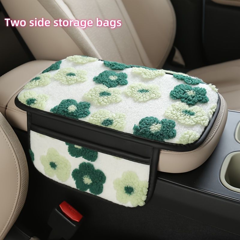 Plush Car Center Armrest Box Cushion — image 1