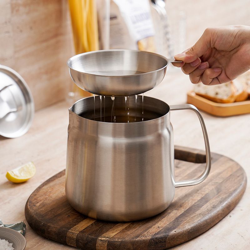 Stainless Steel Oil Filter Pot — image 1