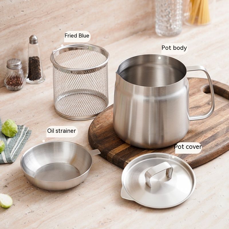 Stainless Steel Oil Filter Pot view 4