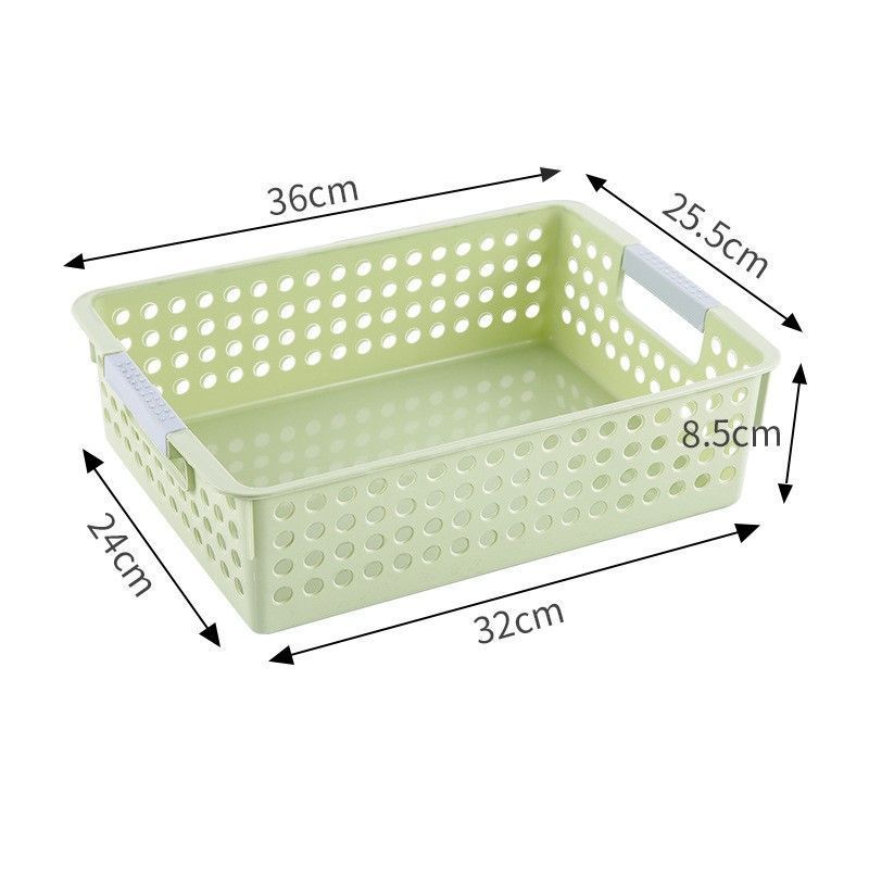 Shallow Plastic Storage Basket — image 1