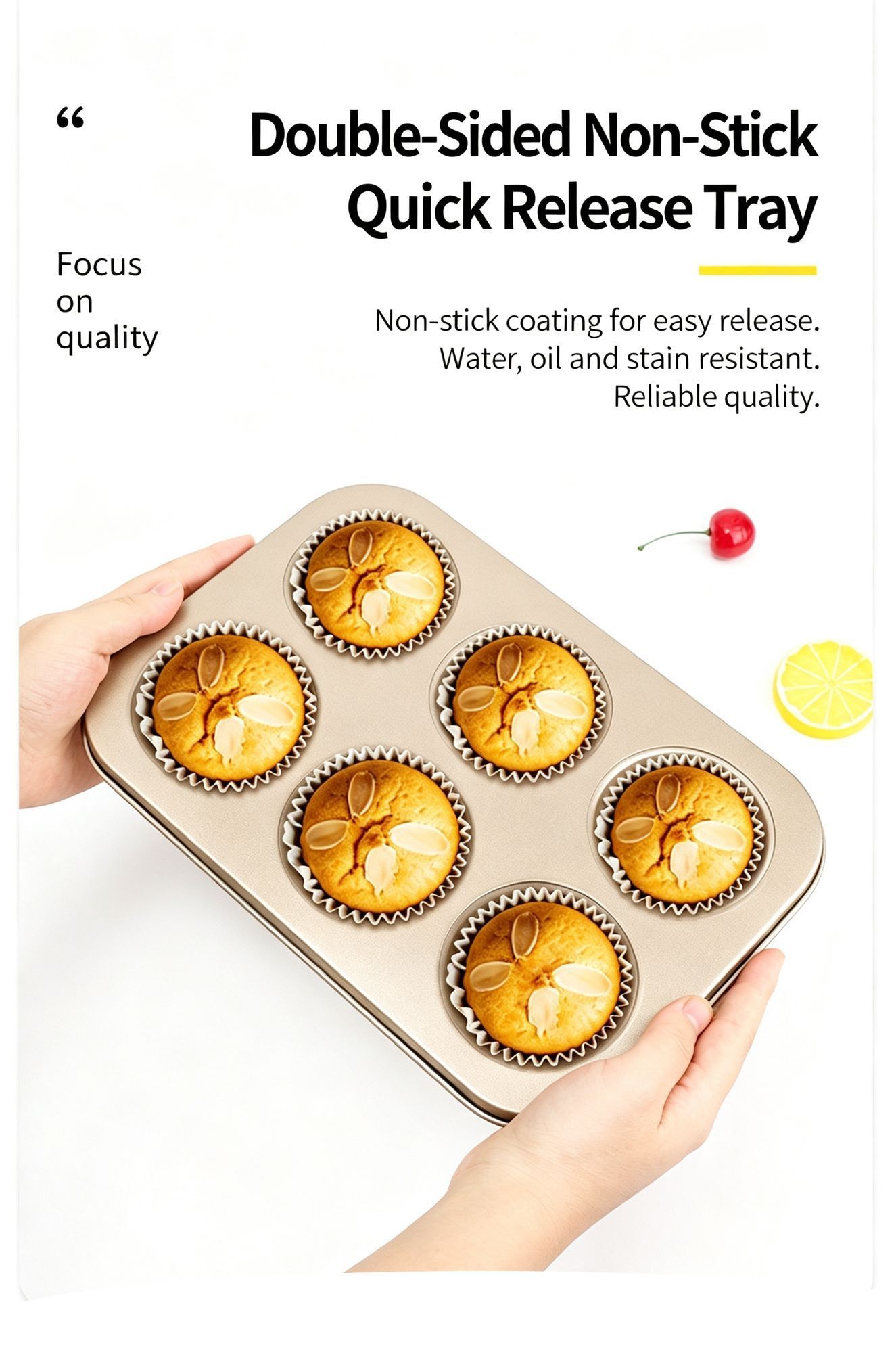 Non-Stick Muffin Baking Tray view 6