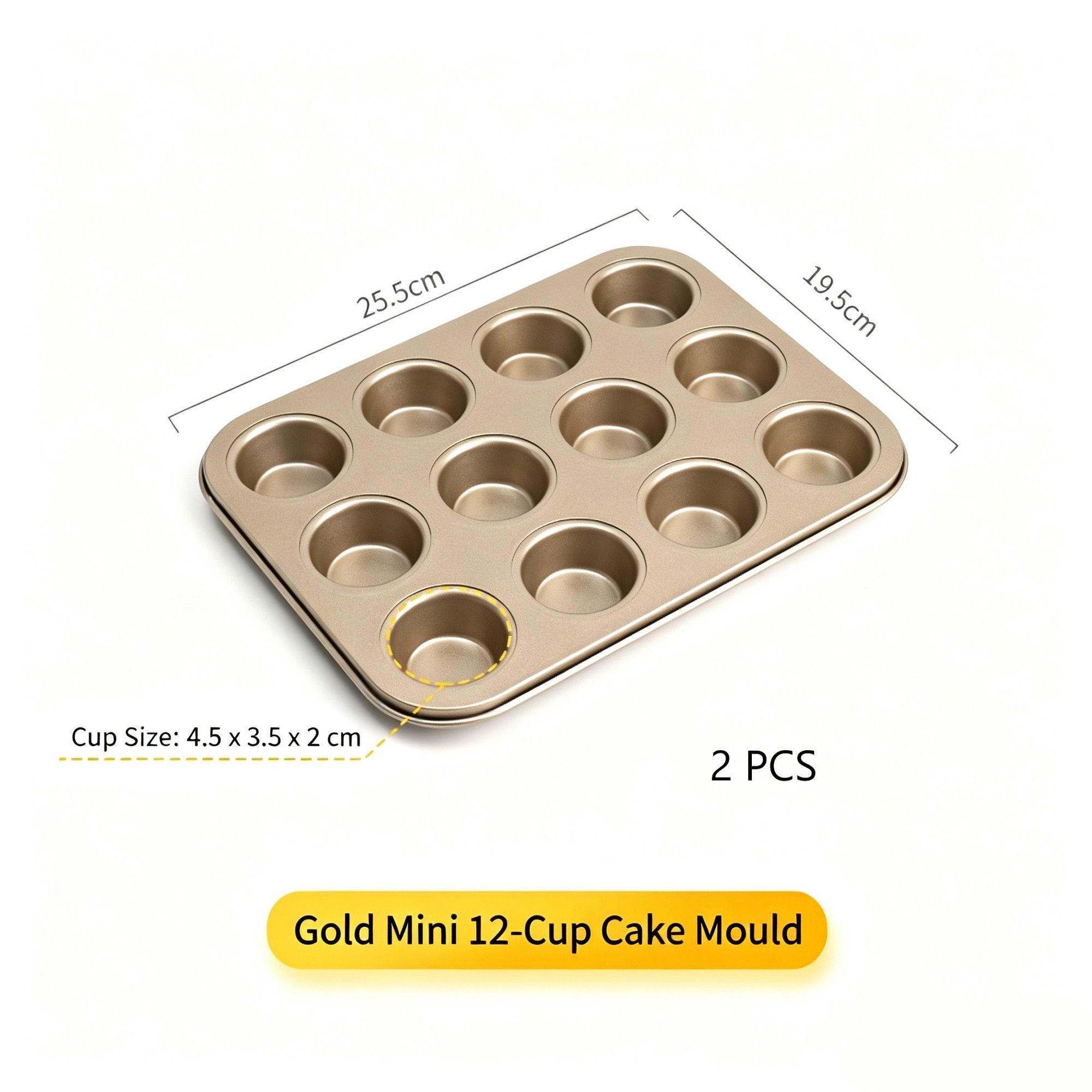 Non-Stick Mini Muffin Baking Tray — image 1