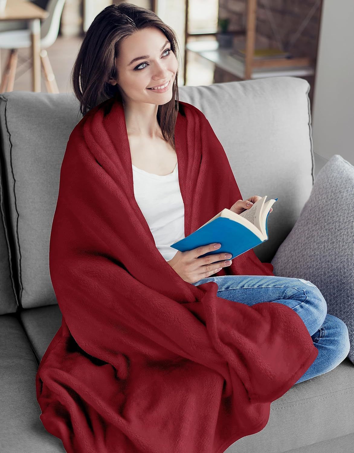 Luxuriously Soft Flannel Fleece Throw Blanket view 6