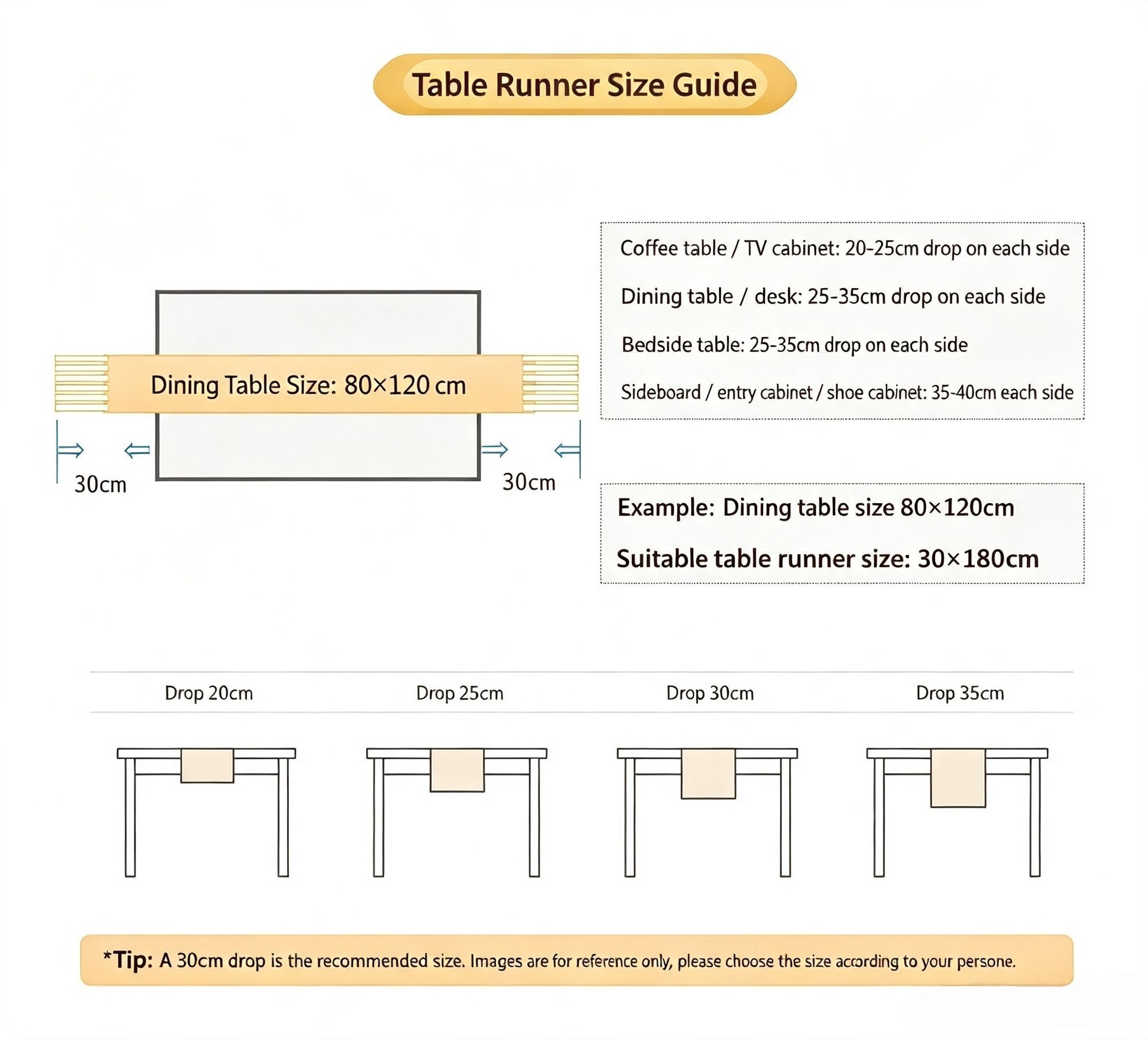 Long Holiday Table Runner view 2