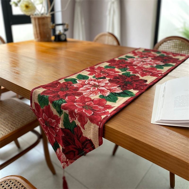 Festive Long Christmas Table Runner view 8