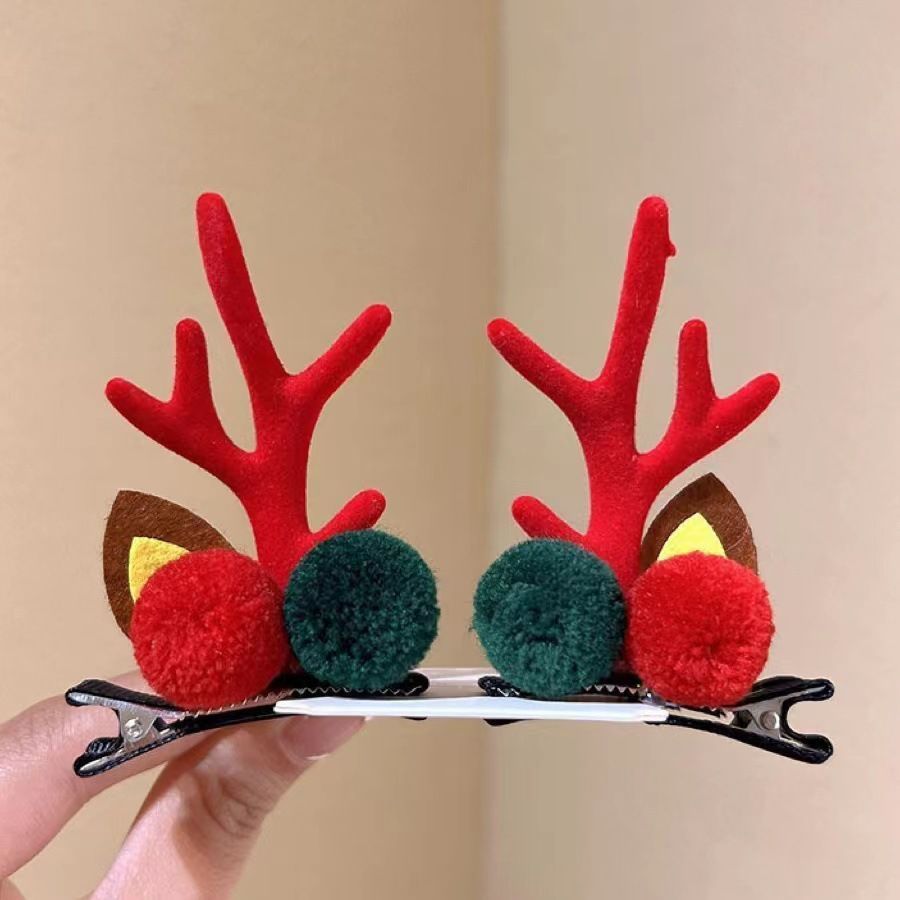 Fluffy Antler Hair Barrette — image 1