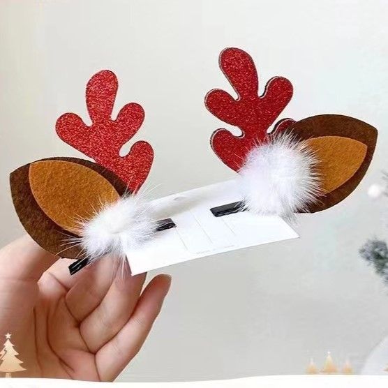 Sparkly Antler Hair Clip — image 1