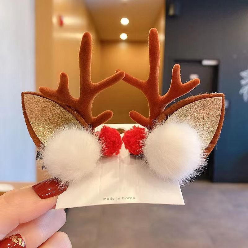 Adorable Holiday Antler Barrette — image 1