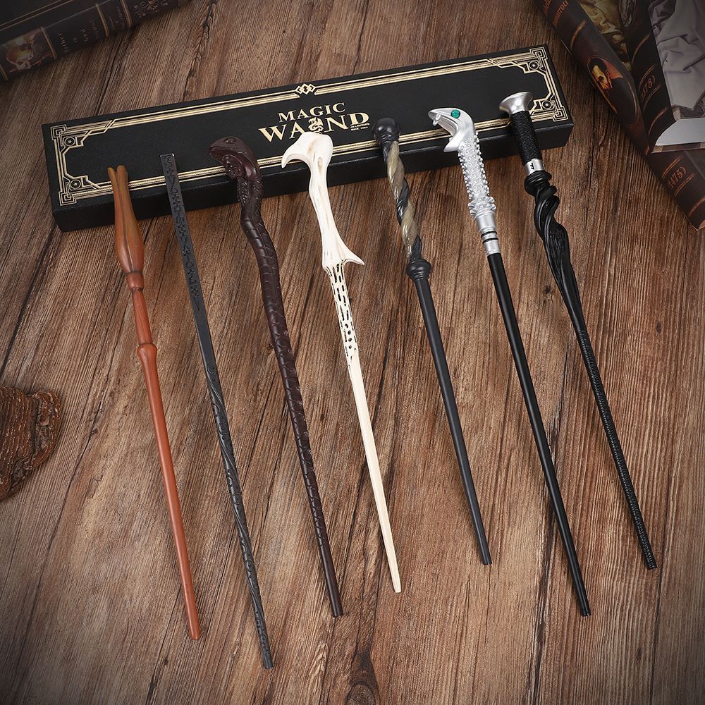 Round Sculpt Resin Magic Wand With Solid Metal Core view 5