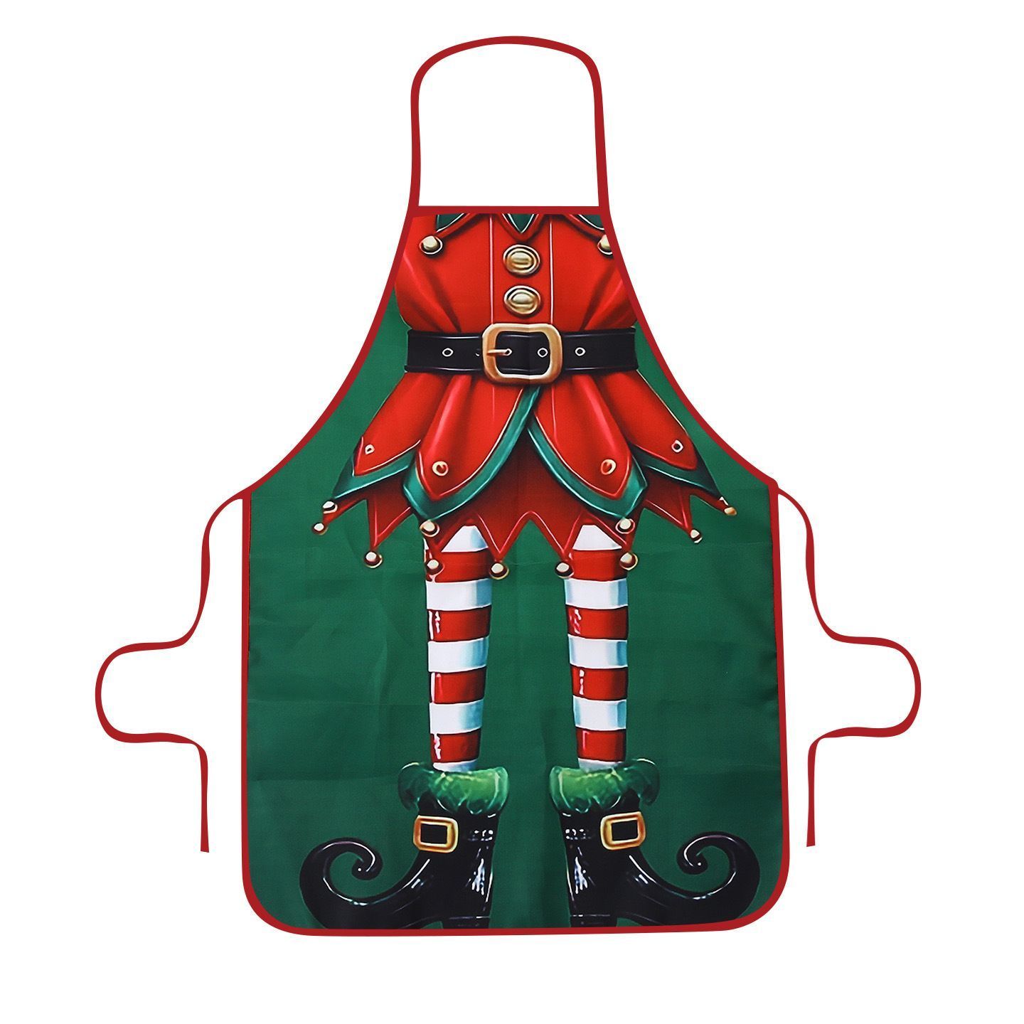 Christmas Green Festive Party Apron — image 1