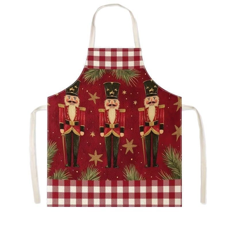 Vintage Christmas & Halloween Apron — image 1