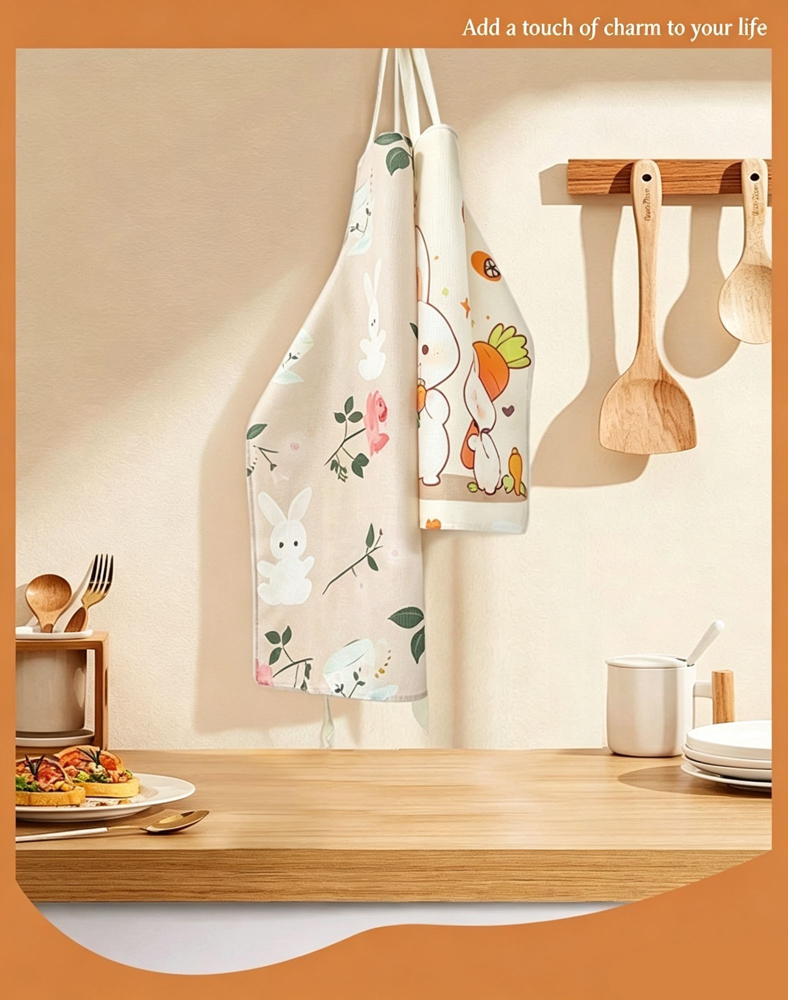 Celebration Christmas & Halloween Apron view 2