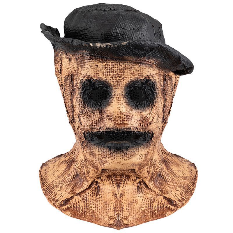 Top Hat Decor Scarecrow Latex Mask — image 1