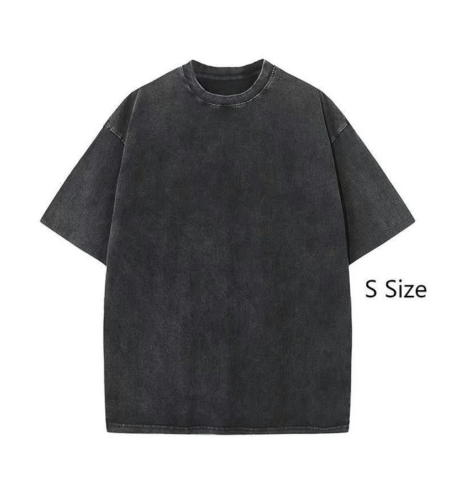 230gsm Heavyweight Retro Cotton T‑Shirt Unisex Casual Staple Suitable for
