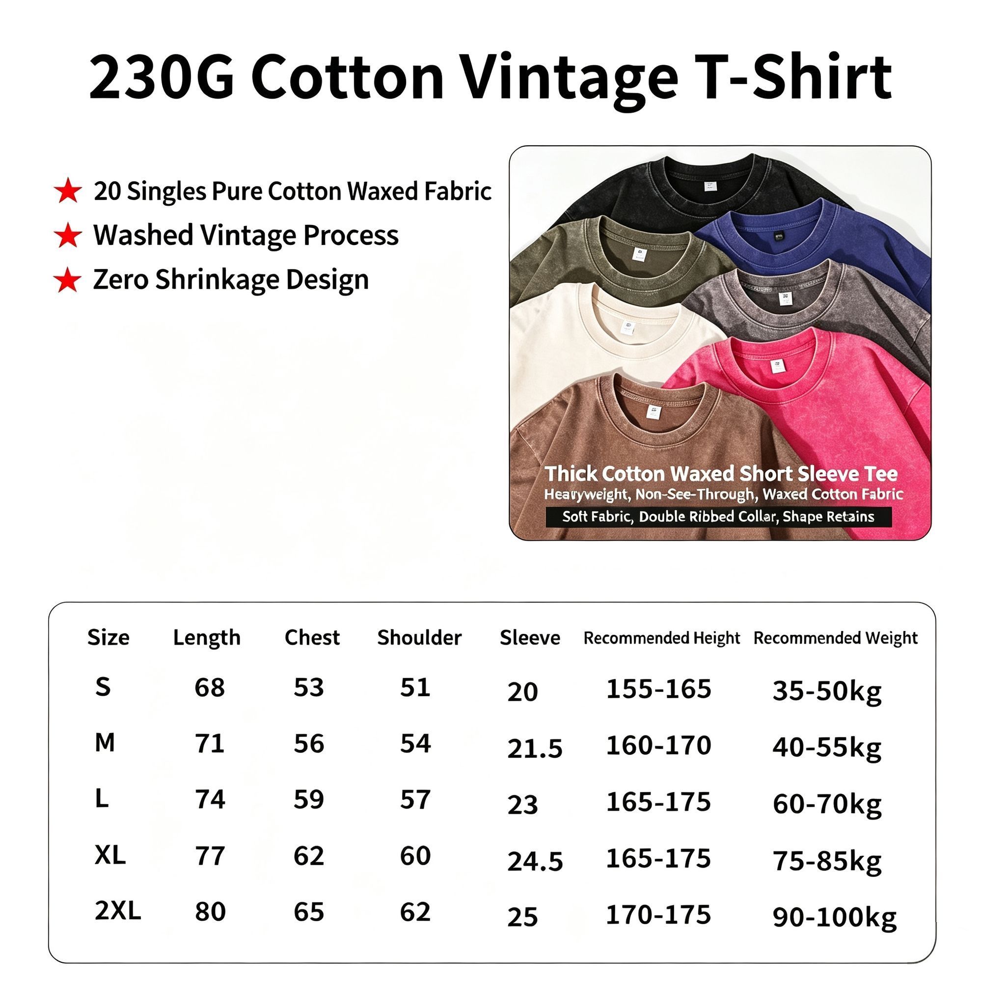 Heavyweight Pre‑Washed Retro Cotton Tee Unisex Everyday Staple Great Christmas view 2
