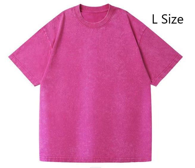 230gsm Heavyweight Washed Vintage Cotton Tee Unisex Daily Wear Perfect