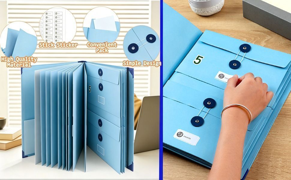 Thin Blue with 5 Classic Stickers view 6