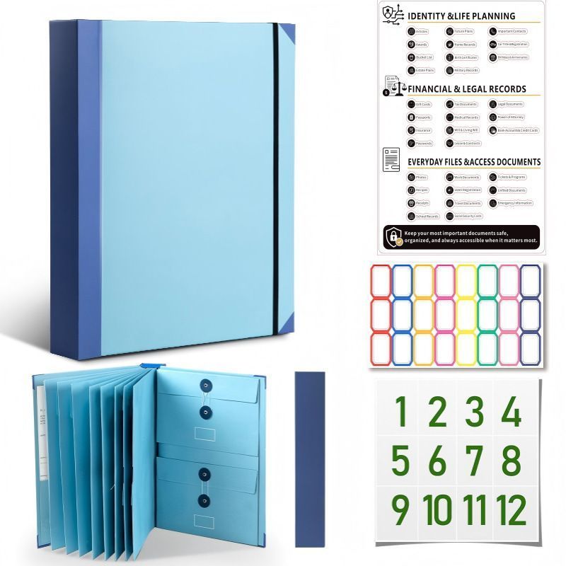Thick Blue with New Stickers — image 1