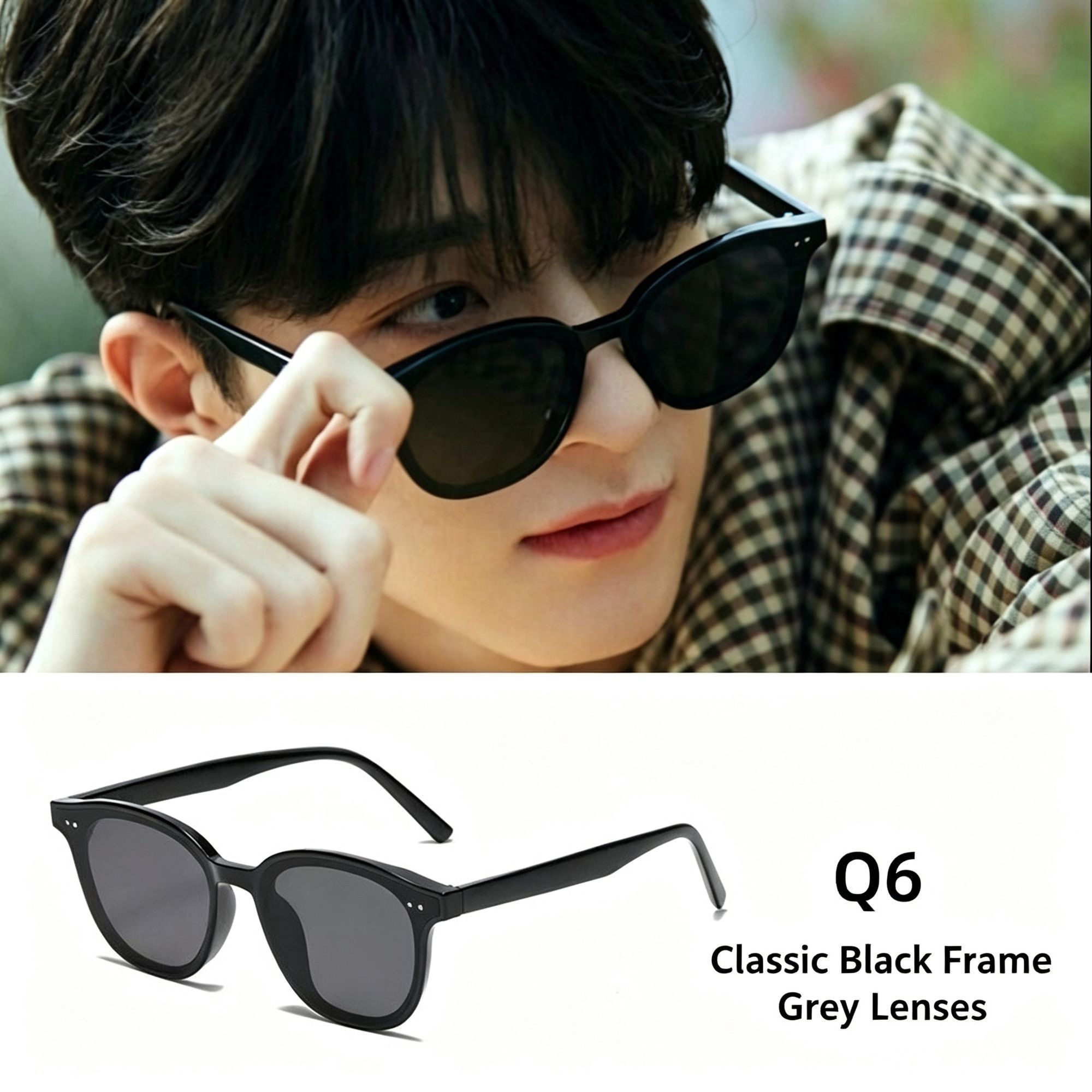 Q6 Black Frame Gray Lens — image 1