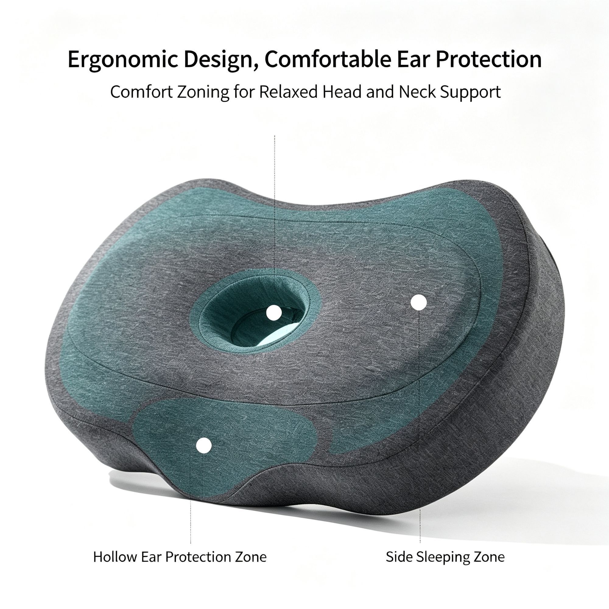 Skin‑Friendly Single Hole Cervical Memory Pillow view 2