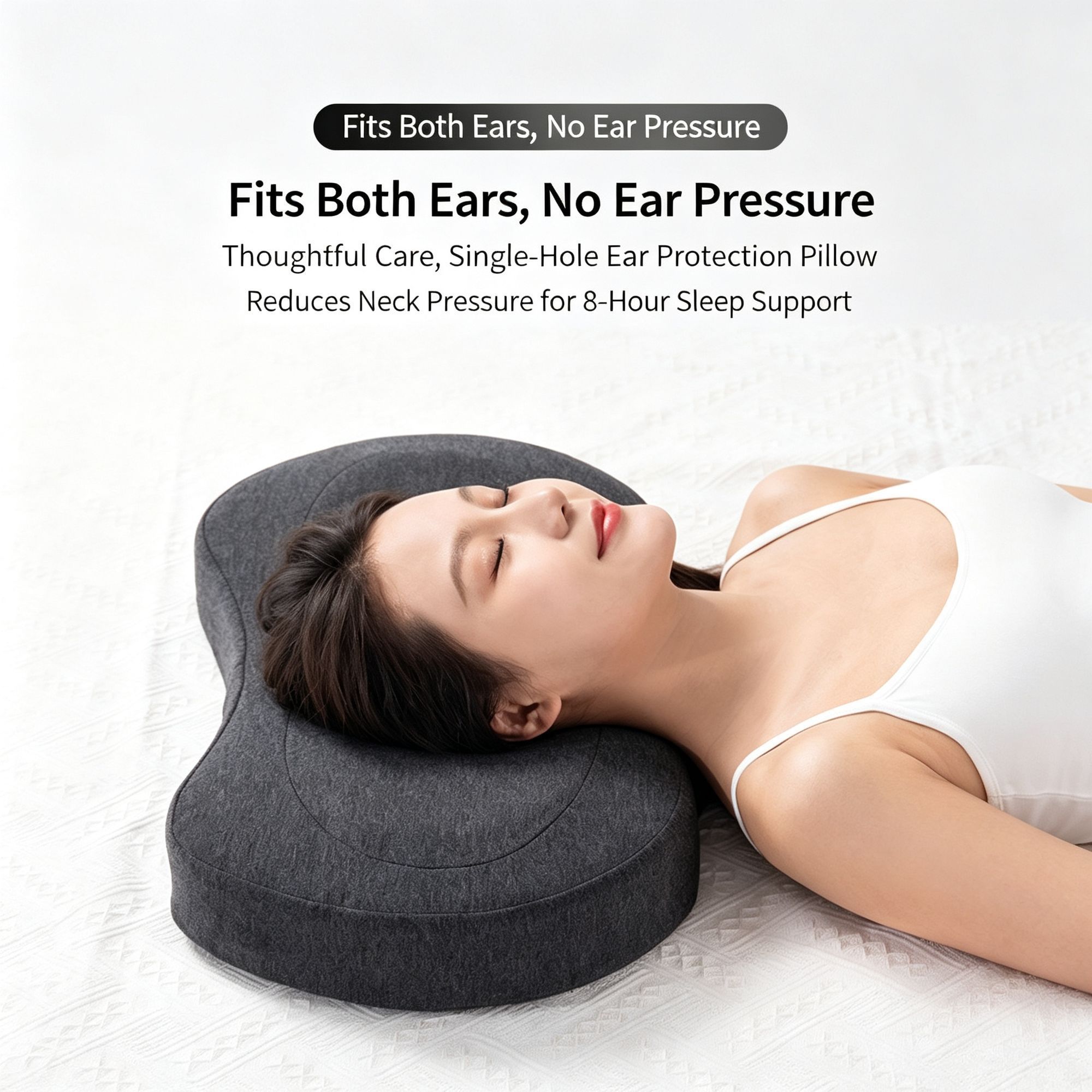 Skin‑Friendly Single Hole Cervical Memory Pillow view 5