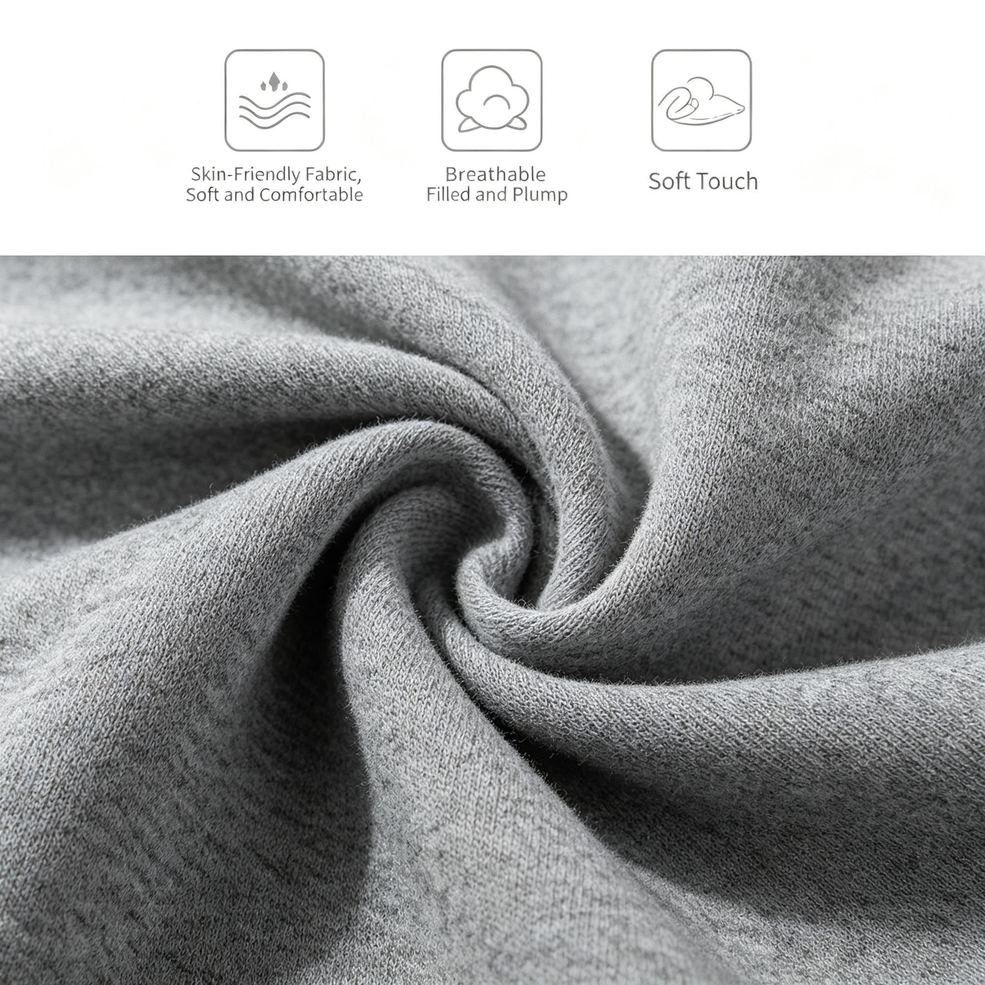 Skin‑Friendly Single Hole Cervical Memory Pillow view 9