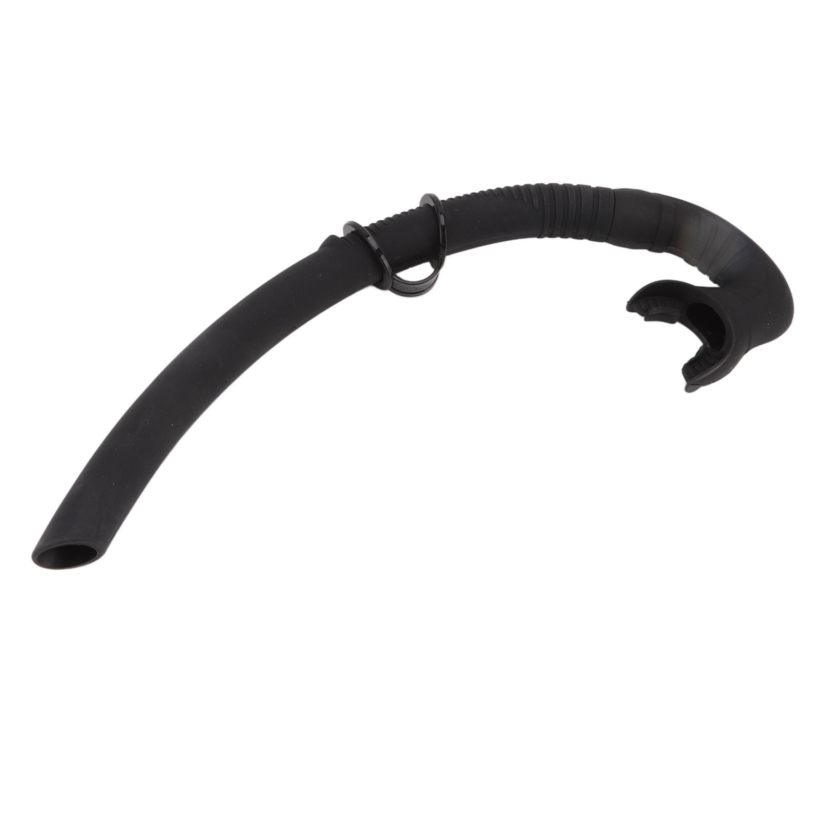 Diving Breathing Tube Foldable Soft Mouthpiece Silicone Freediving Snorkel for view 4