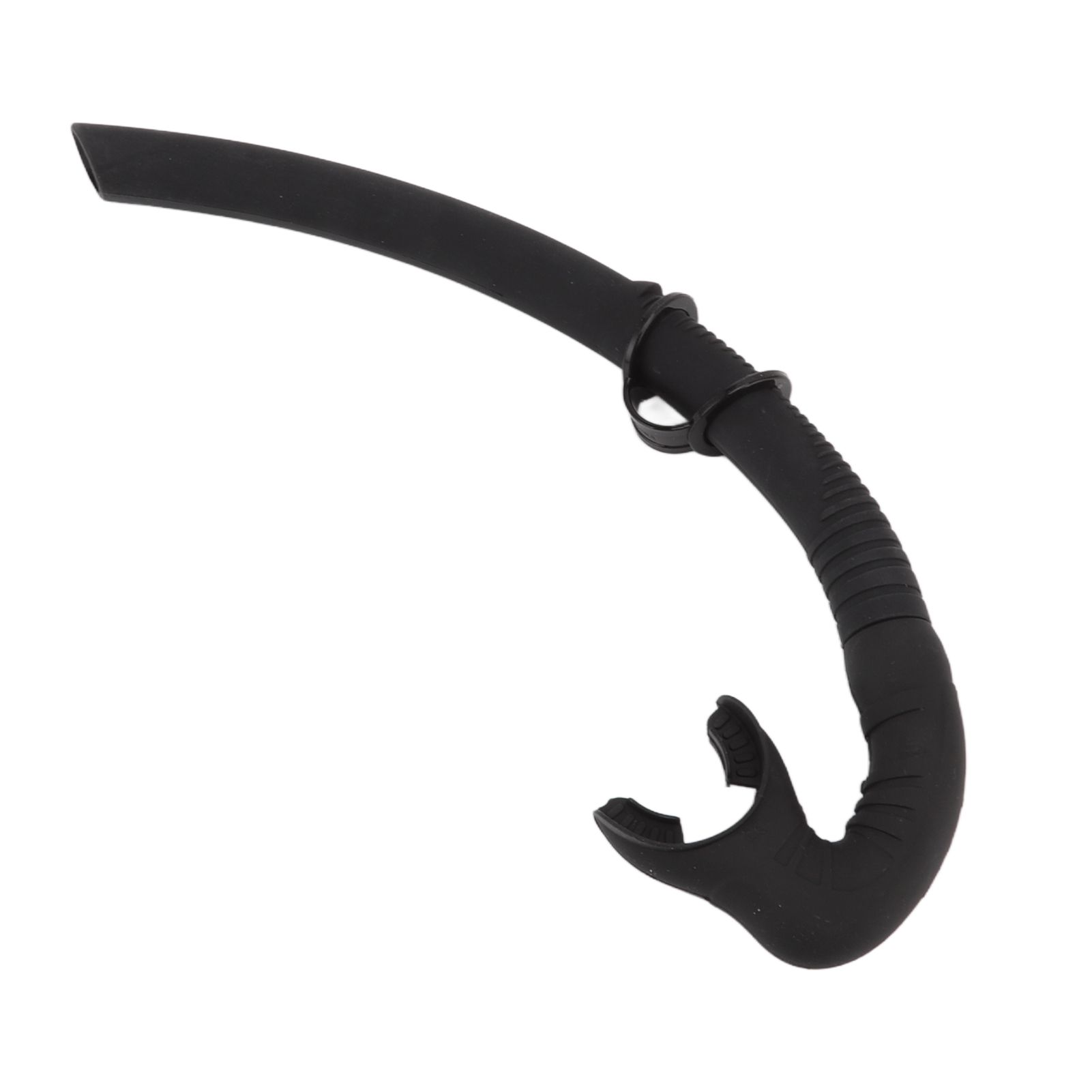 Diving Breathing Tube Foldable Soft Mouthpiece Silicone Freediving Snorkel for view 6