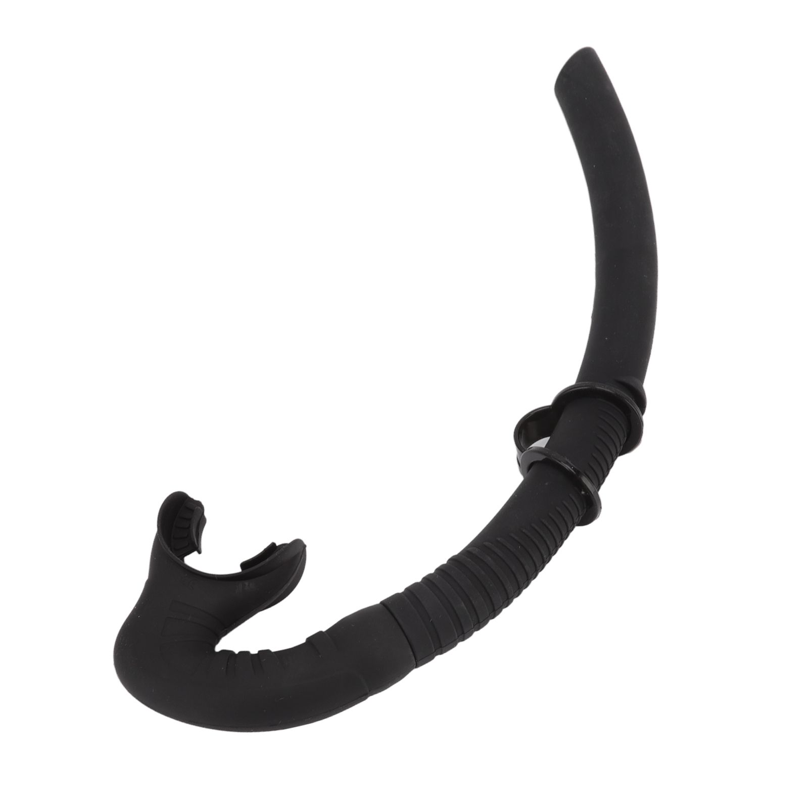 Diving Breathing Tube Foldable Soft Mouthpiece Silicone Freediving Snorkel for view 8