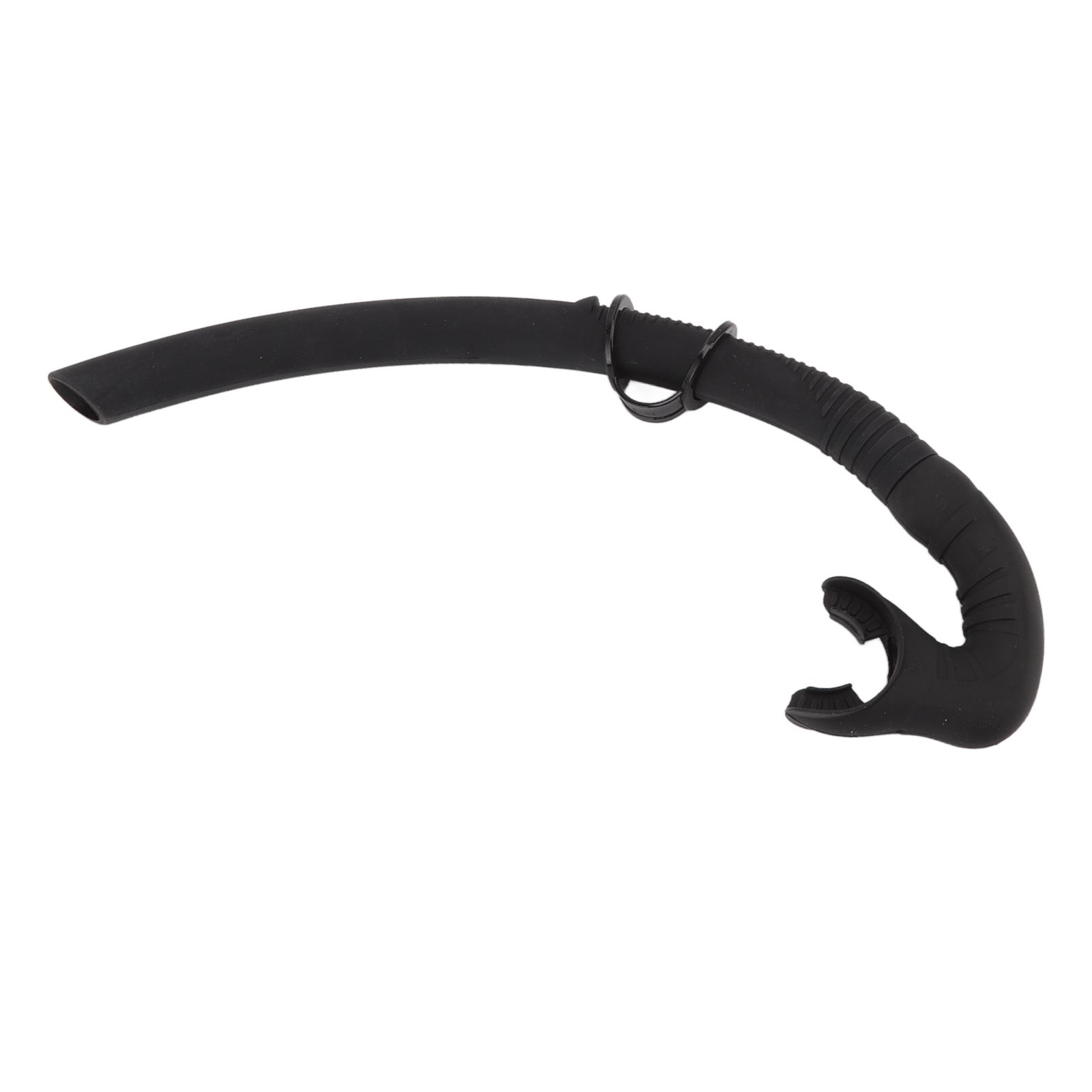 Diving Breathing Tube Foldable Soft Mouthpiece Silicone Freediving Snorkel for view 9