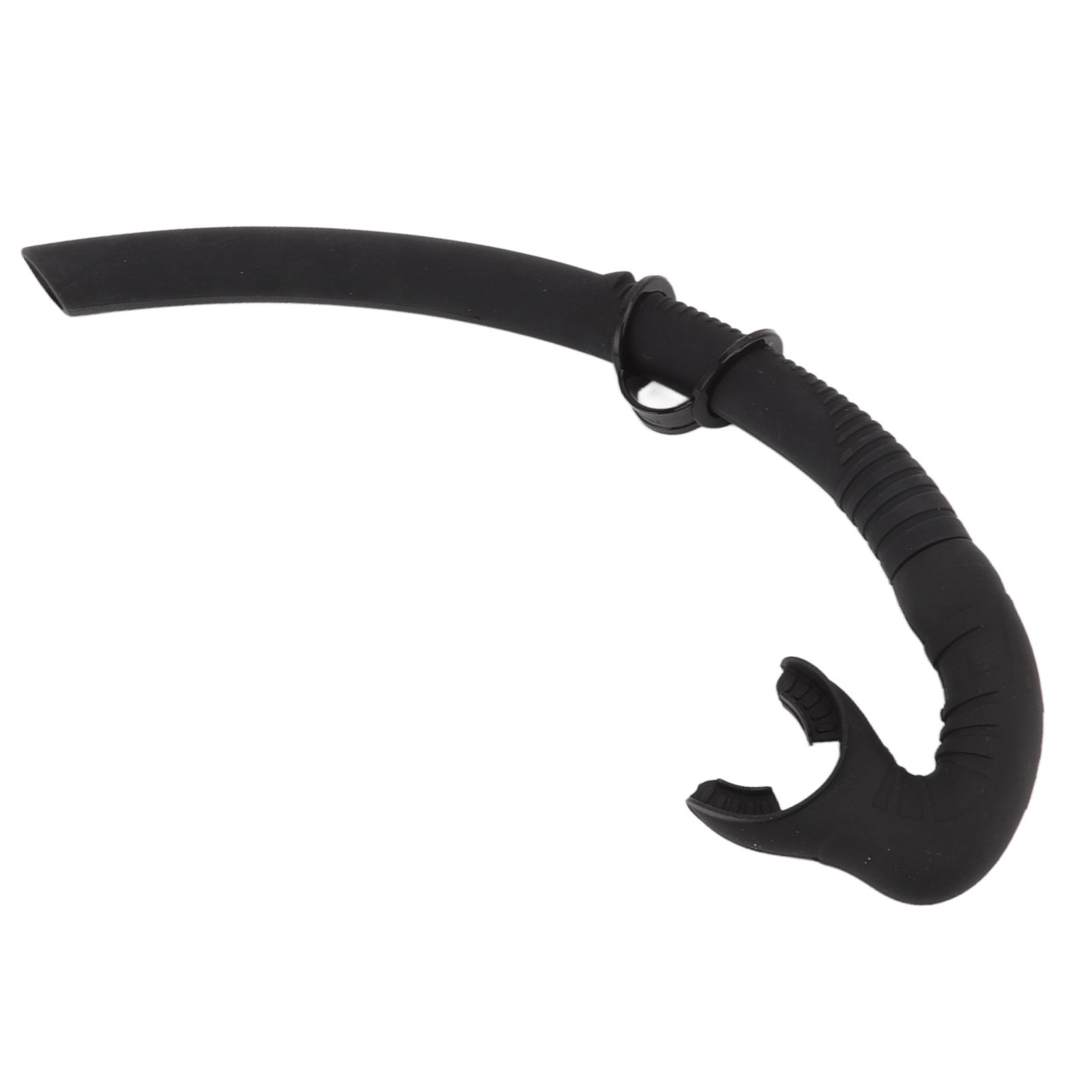 Diving Breathing Tube Foldable Soft Mouthpiece Silicone Freediving Snorkel for view 10