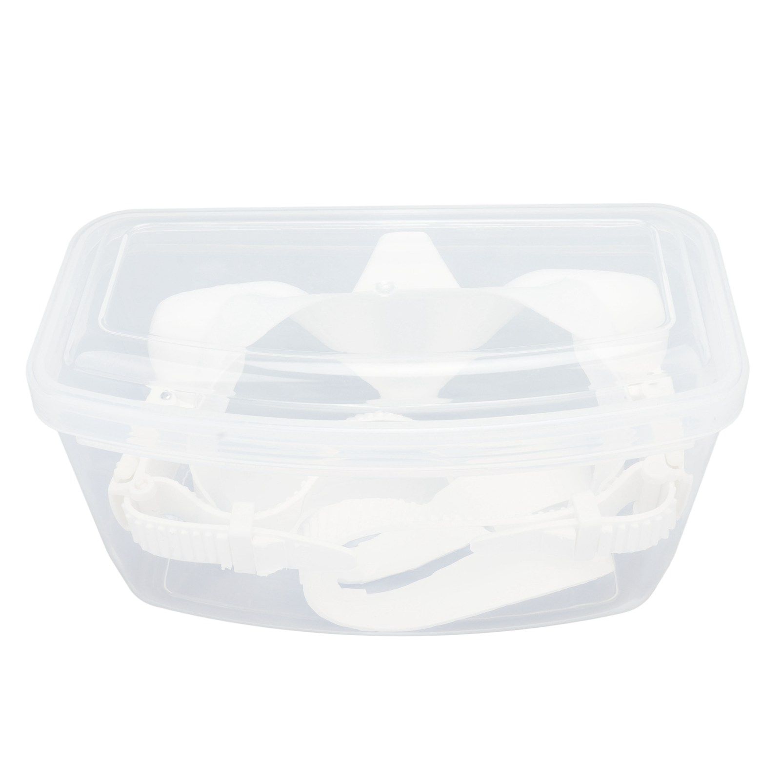 Swimming Goggles Tempered Glass Silica Gel Snorkeling Diving Face Guard for view 2