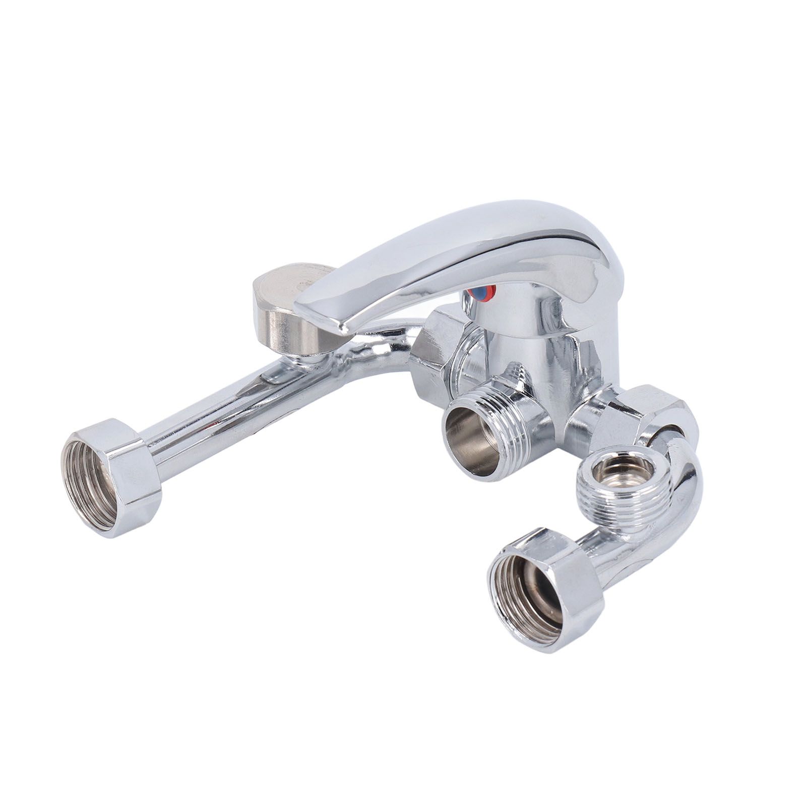 Copper Electric Water Heater Mixing Valve Surface Mounted U Bend Cold Hot view 3